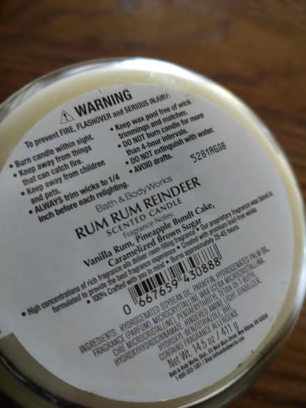 Photo of free Jar candle (Odenton) #2