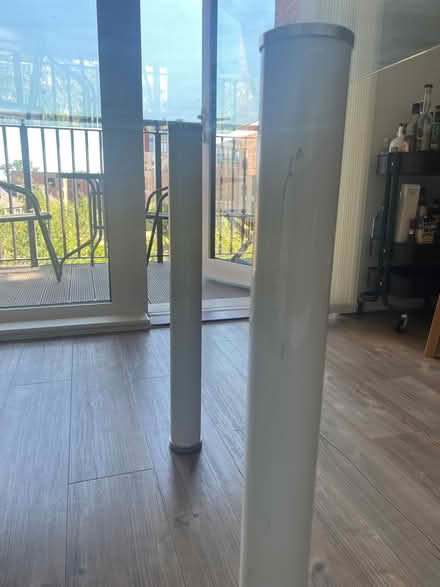 Photo of free Glass dining table white legs (Stonegrove Estate HA8) #3