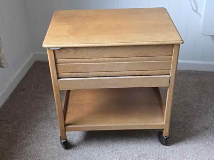 Photo of free Wooden sewing trolly (Park Hill CR0) #1