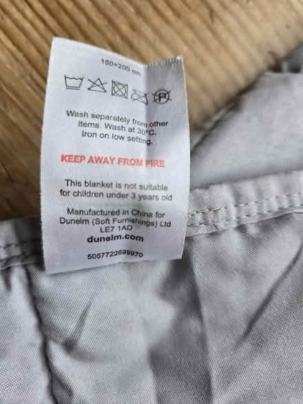 Photo of free Weighted blanket (Heathfield TN21) #2