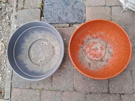 Photo of free Plastic garden bowl planters (Widdrington, Morpeth NE61) #1