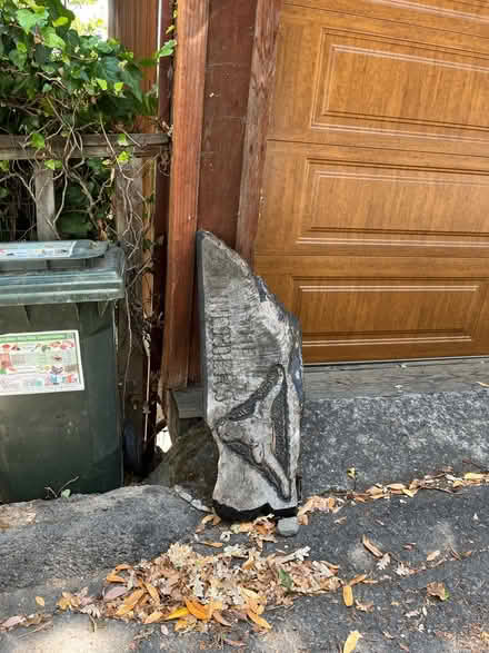 Photo of free Rustic wooden carved signage (135 Martens Blvd, San Rafael) #1