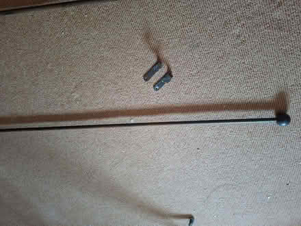 Photo of free Heavy metal curtain pole eith screw in ball ends (Morland CA10) #4