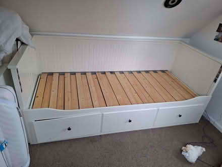 Photo of free Single bed then Pull out king size bed frame with draws (Enfield EN1) #2