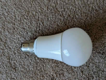 Photo of free Gold Standard Lamp with Cream Shade (Ulverley Green B92) #3