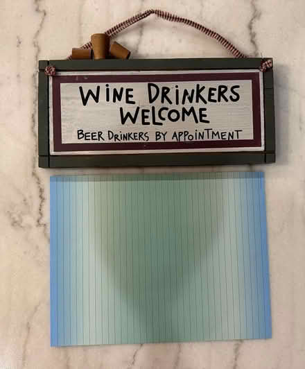 Photo of free Wine Theme Wall Sign #9 (Wayne) #1