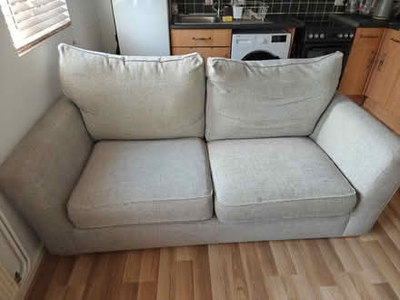 Photo of free Grey 2 seater sofa (Poplars SG2) #1
