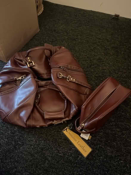 Photo of free Leather bags - travel and wash (Bromley North BR1) #1