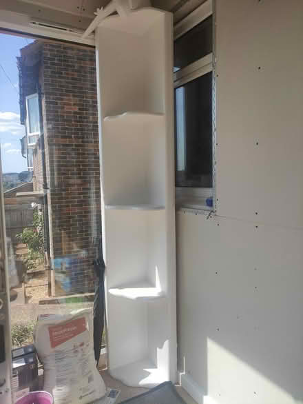 Photo of free White corner shelf (Patcham BN1) #1