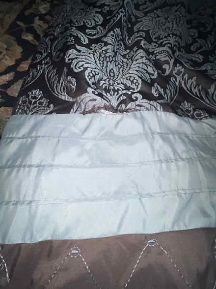Photo of free Brown and Blue Comforter Set (Lilburn, Ga) #2