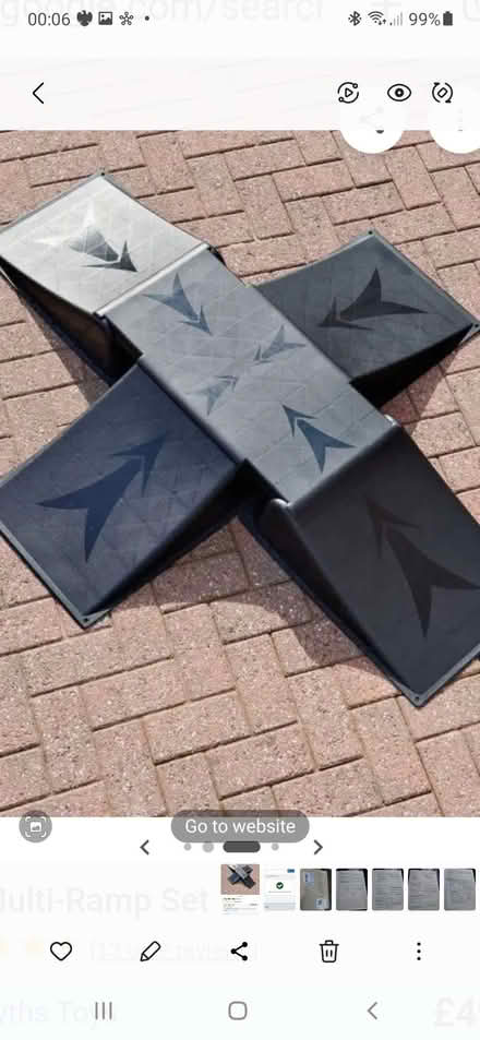 Photo of free 4 way multiple ramp set for bikes, scooters or skateboards. (Elm Park RM12) #3