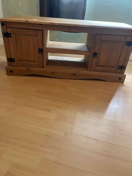 Photo of free Wooden tv unit with cupboard (Lancaster bowerham) #1
