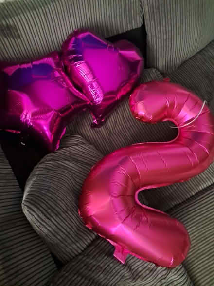Photo of free Pink 2 balloon and a heart and star (Norcot RG30) #1
