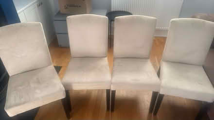 Photo of free Dwell Dining Chair x 4 - Beige (Greenwich SE10) #1