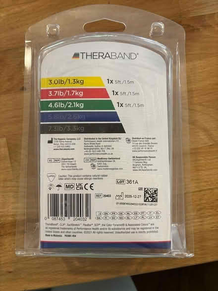 Photo of free Various Therabands unopened (Redwood City, Mt. Carmel) #2