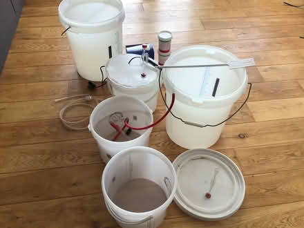 Photo of free Home brew buckets and accessories (Hastings TN34) #2