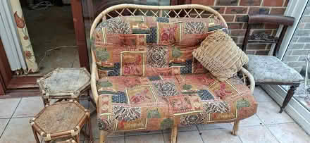 Photo of free Wicker Seat with Cushion (Shere) #1