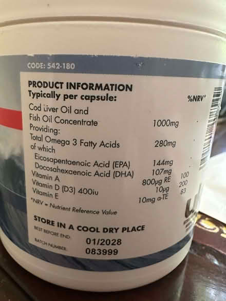 Photo of free Cod Liver Oil Tablets (Crowthorne RG45) #2