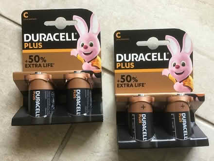 Photo of free Four Duracell 'C' Batteries (Corporation BT20) #1