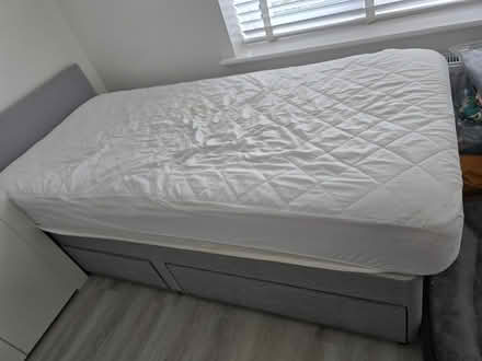 Photo of free Single Divan bed mattress (Alresford , Colchester, CO7) #1
