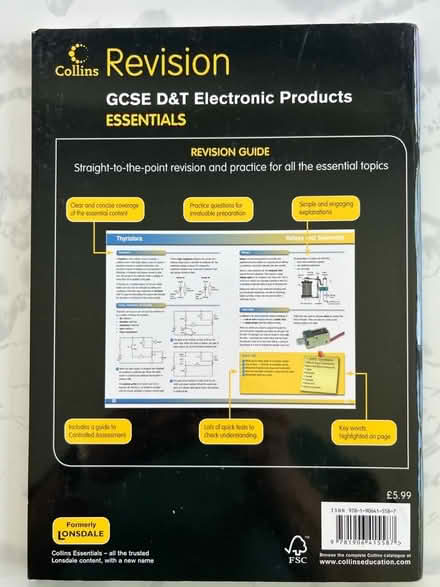 Photo of free Collins DT and electronics GCSE book (Westbrook WA5) #2