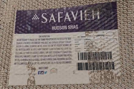 Photo of free Safavieh Hudson Shag Rug (Upper East Side) #2