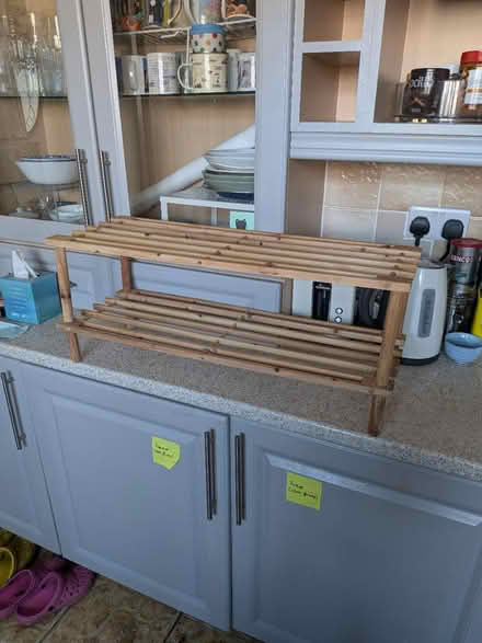 Photo of free Wooden shoe rack (Chester Road M15) #1