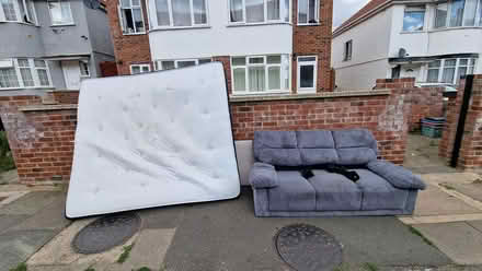 Photo of free Sofa and mattress (Isleworth TW7) #1