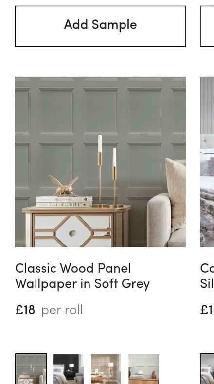 Photo of free Grey panel wallpaper x1 (CH44 Wirral) #1