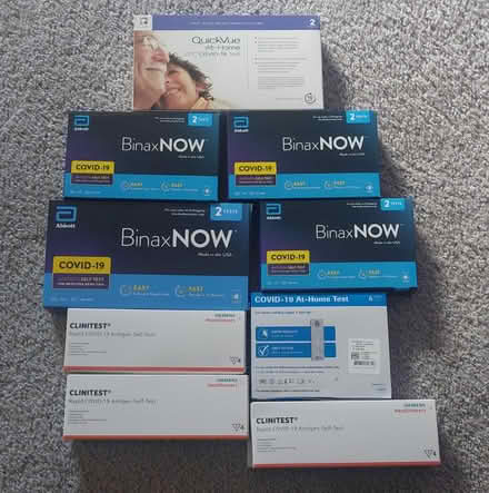 Photo of free Variety of COVID test kits(Expired) (Arlington MA) #1