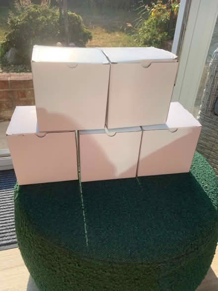 Photo of free 5 x Small cardboard boxes 5.5”x5.5” (Penland Wood TN40) #1
