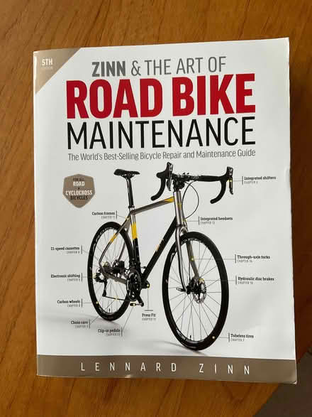 Photo of free Road bike maintenance book (Old Malden KT4) #1