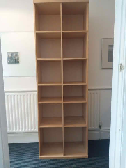 Photo of free Ikea 'Billy' double bookcase. Beech (Meersbrook S8) #1
