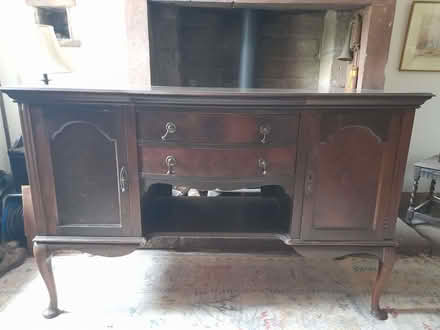 Photo of free Mahogany bow front sideboard (Armathwaite CA4) #1
