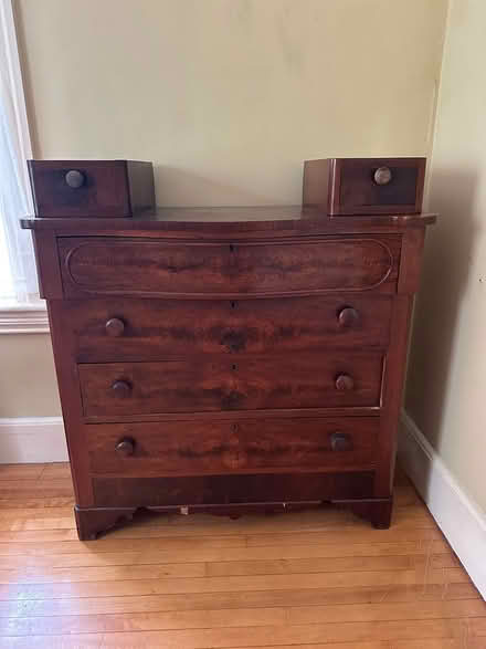 Photo of free Dark wood dresser (Eastern wellesley) #1