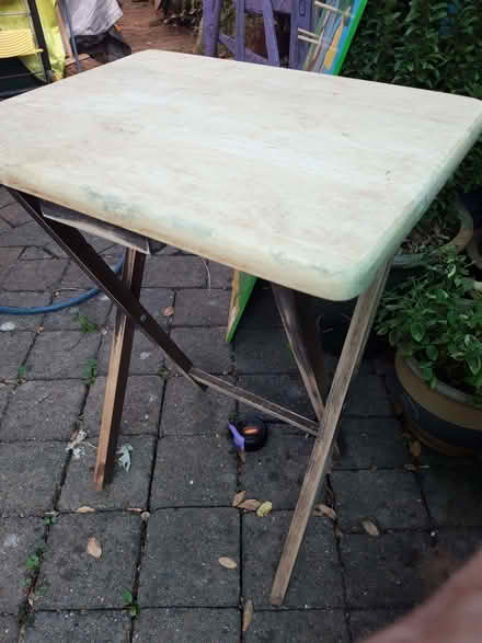 Photo of free Folding wooden table (Malvern WR14) #1