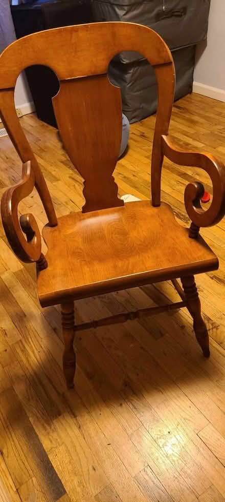 Photo of free Maple armchair (South beacon hill) #1