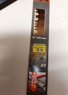 Photo of free 2 x 21" hand saw blades (Fords Farm RG31) #2