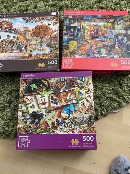 Photo of free Three 500 Piece Jigsaws (Clayton Heights BD6) #1