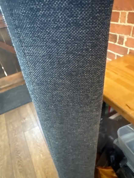 Photo of free Double bed Denim headboard no fixings (Clark's Green RH5) #3