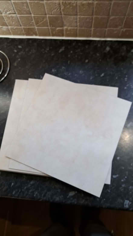 Photo of free 12 Amtico floor tiles 1' x 1' square (Burnbanks CA10) #1