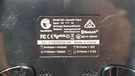 Photo of free Two Bluetooth game controllers (E17 St James St) #2