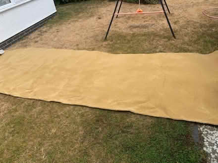 Photo of free Pale Gold carpet piece ~ 4.90m x 1.3m (Warden Hill GL51) #1