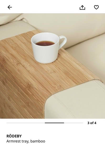 Photo of free 2 x Ikea Rodeby Armrest Tray/Covers (Ham TW10) #1
