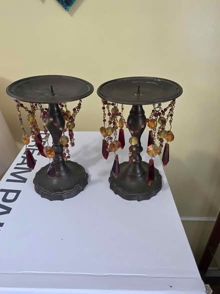 Photo of free metal pillar candle holders (South Ozone Park) #1