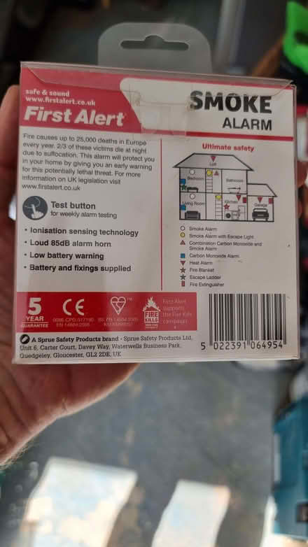 Photo of free First Alert Smoke Alarm (Inchbrook GL5) #2