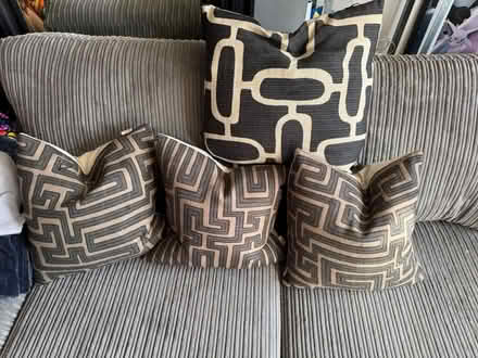 Photo of free Set of feather filled cushions (Droylsden M43) #4