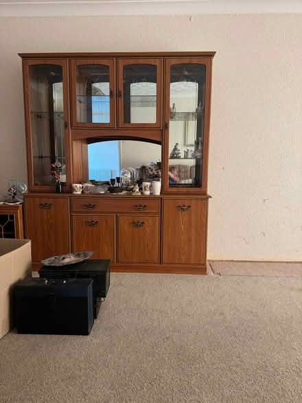 Photo of free Display cabinets these 1 big and a small on (Stifford Clays RM16) #1