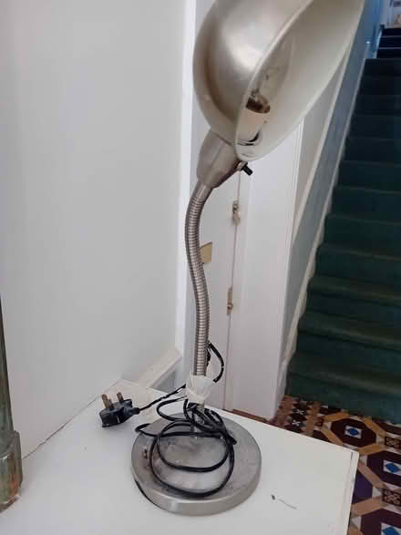 Photo of free Retro silver lamp with standard uk plug (Kingston Vale SW15) #3