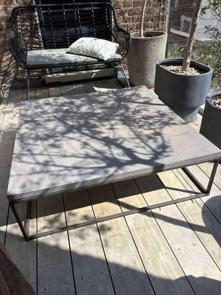 Photo of free concrete low coffee table (Kentish Town NW1) #1
